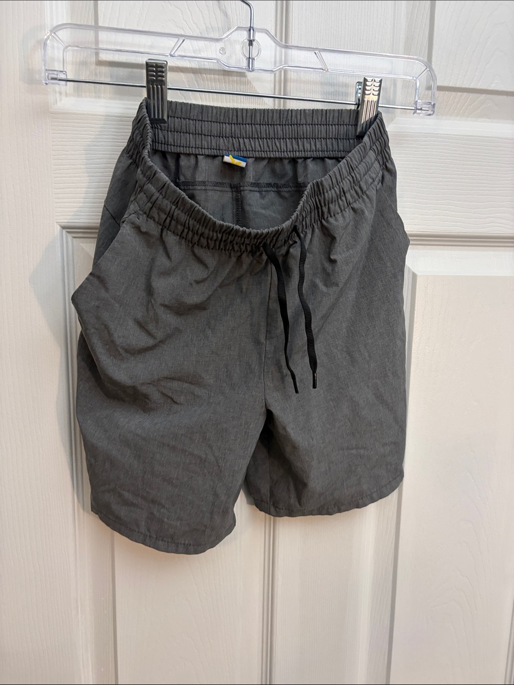 Old Navy Kids Charcoal Gray Elastic Waist Pull-On Shorts